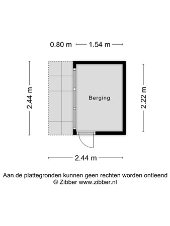 Plattegrond - Buizenberg 25, 5434 SP Vianen - 181542961_1622054_buize_berging_first_design_20260124_106a62.jpg