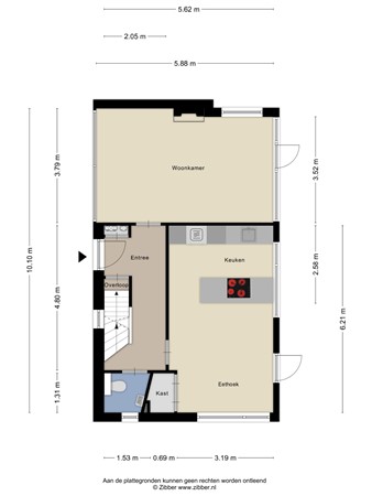 Plattegrond - Dr vd Broekstraat 2, 5431 TT Cuijk - 181857712_1624362_dr_vd_begane_grond_first_design_20260203_9ad6de.jpg