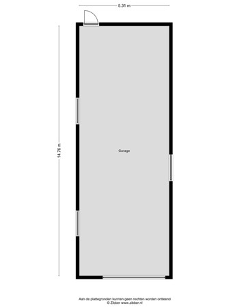 Semskade 75, 9503 RD Stadskanaal - 418601_2D_Garage_Semskade_75_Stadskanaal_03.jpg