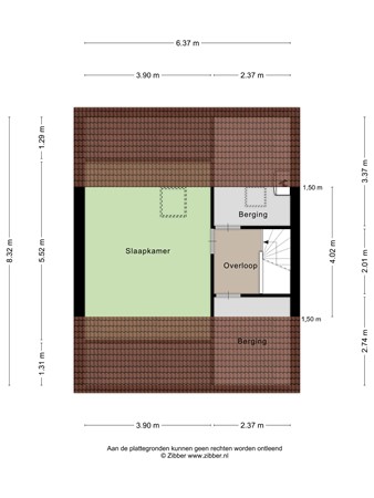 Voorstekamp 7, 9502 RL Stadskanaal - 422197_2D_Tweede_verdieping_Voorstekamp_7_Stadskanaal_03.jpg