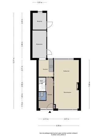 Gentiaanstraat 6, 9502 AG Stadskanaal - 444391_2D_Begane_Grong_Gentiaanstraat_6_Stadskanaal_01.jpg