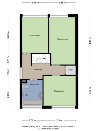 Putterhof 20, 9502 TD Stadskanaal - 452408_2D_Eerste_Verdieping_Putterhof_20_Stadskanaal_02.jpg