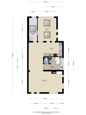 Boven Westerdiep 171, 9641 LE Veendam - 182931007_1632871_boven_begane_grond_first_design_20260304_5fb88e.jpg