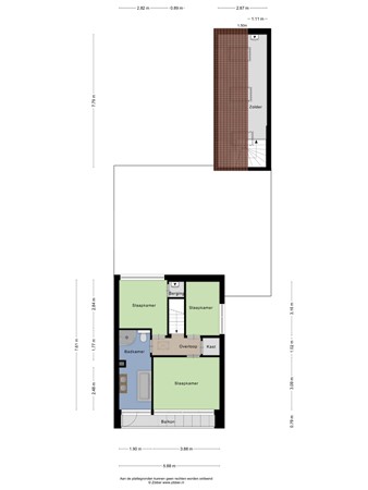 Plattegrond - Orchideeënstraat 4, 5241 AH Rosmalen - 453752_2D_Eerste_Verdieping_Orchideeenstraat_4_Rosmalen_02.jpg