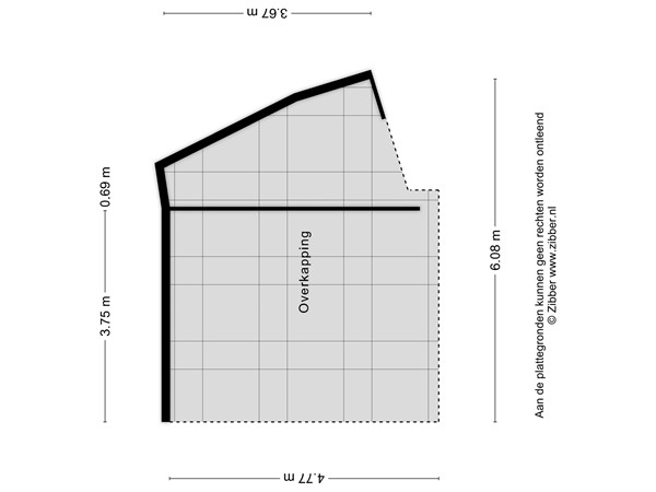 Plattegrond - Orchideeënstraat 4, 5241 AH Rosmalen - 453752_2D_Overkapping_Orchideeenstraat_4_Rosmalen_04.jpg