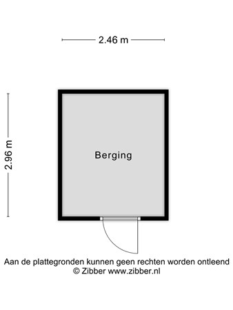 Plattegrond - Orchideeënstraat 4, 5241 AH Rosmalen - 453752_2D_Berging_Orchideeenstraat_4_Rosmalen_03.jpg