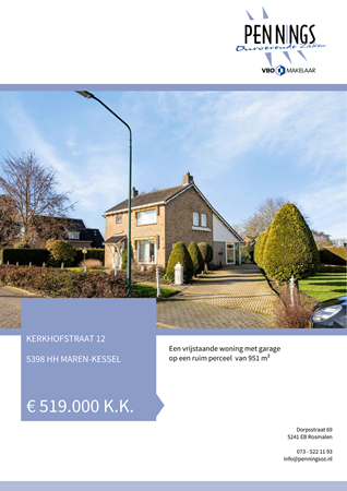 Brochure - Kerkhofstraat 12, 5398 HH MAREN-KESSEL (1) - Kerkhofstraat 12, 5398 HH Maren-Kessel