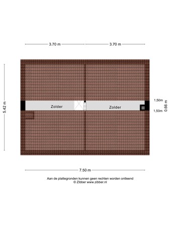 Plattegrond - Kerkhofstraat 12, 5398 HH Maren-Kessel - 474977_2D_Zolder_Kerkhofstraat_12_MarenKessel_03.jpg