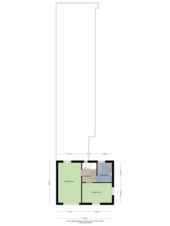 Plattegrond - Rietveldenweg 11, 5222 AP 's-Hertogenbosch - 436966_2D_Eerste_Verdieping_Rietveldenweg_11_sHertogenbosch_02.jpg