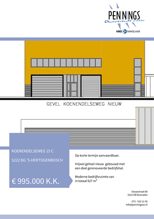 Brochure - Koenendelseweg 15-C, 5222 BG 'S-HERTOGENBOSCH (1) - Koenendelseweg 15C, 5222 BG 's-Hertogenbosch