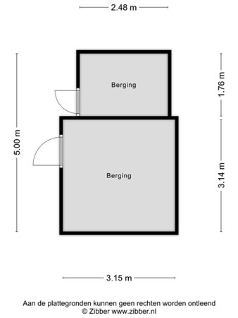 Plattegrond - Pastoor Hoekx-singel 159, 5246 PG Rosmalen - 179445805_1591724_pasto_berging_first_design_20251118_99adfb.jpg