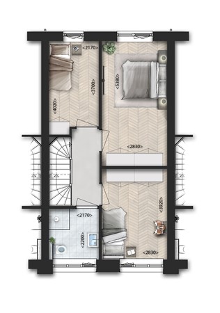 Nieuwstraat Bouwnummer 003, 3925 EB Scherpenzeel - BLOK 001_Tussenwoning_Vd1.jpg