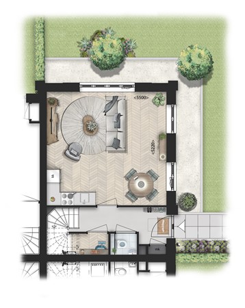 Koetshuis Bouwnummer 033, 3925 EB Scherpenzeel - BLOK 006_Hoekwoning_Bg.jpg