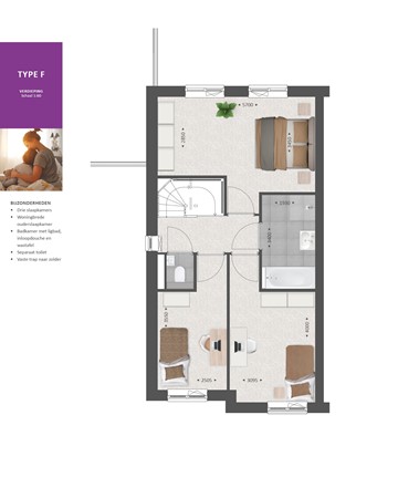 Voorborch Bouwnummer 16, 3925 EB Scherpenzeel - Scherpenzeel- DNK F1_ Type F_verd.jpg