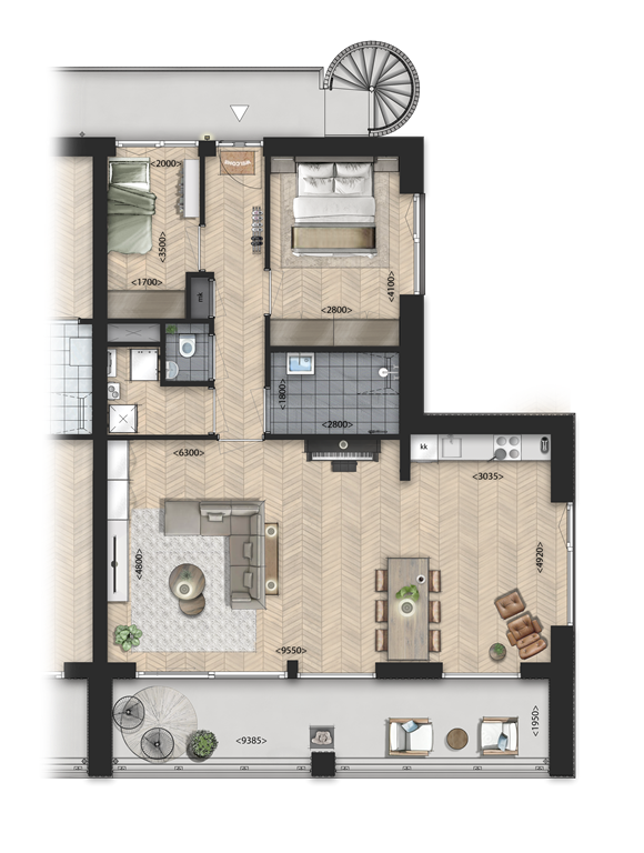 mediumsize floorplan