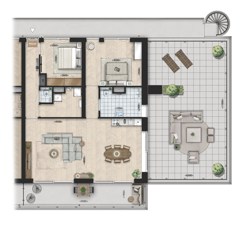Donjon Bouwnummer 159, 3925 EA Scherpenzeel - De Bunte-Appartementen - 4de Verdieping_Type F_1-50_png_c1.png