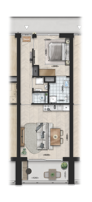 mediumsize floorplan