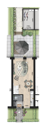 Jachthuis Bouwnummer 102, 3925 EB Scherpenzeel - De Bunte_Blok 017 - Begane grond_Middenwoning_Png.png