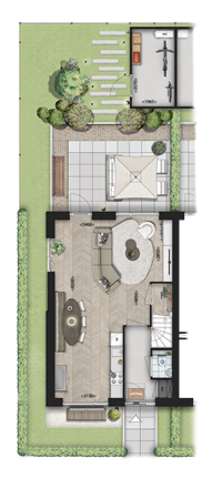 Jachthuis Bouwnummer 100, 3925EB Scherpenzeel - De Bunte_Blok 017 - Begane grond_Hoekwoning Links_Png.png