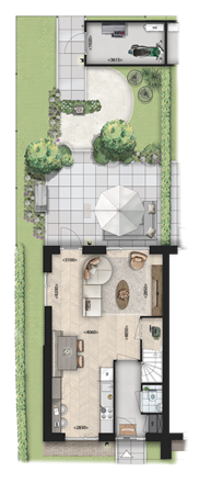 Donjon Bouwnummer 115, 3925EB Scherpenzeel - De Bunte_Blok 019 - Begane grond_Hoekwoning_Links_Png.png