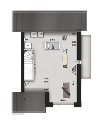 Donjon Bouwnummer 120, 3925EB Scherpenzeel - De Bunte_Blok 019 - Vd2_Hoekwoning_Rechts_Png.png