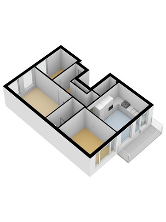 Floorplan - Spionkopstraat 12, 2572 NM Den Haag