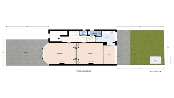 Floorplan - Doornstraat 8, 2584 AM Den Haag