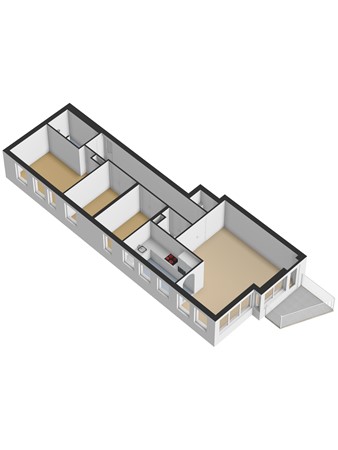 Floorplan - Ruijsdaelstraat 114, 2525 AJ Den Haag