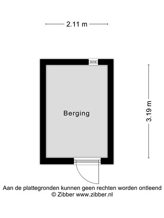 Floorplan - Groen van Prinstererlaan 181, 2555 HN Den Haag