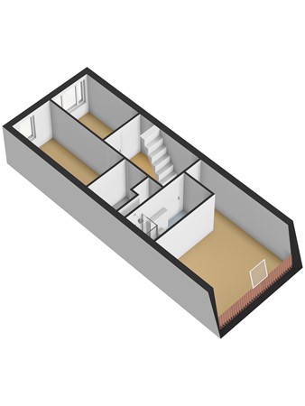 Floorplan - Hobbemastraat 242A, 2526 JV Den Haag