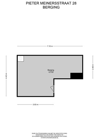 Floorplan - Pieter Meinersstraat 28, 2597 VL Den Haag