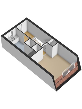 Floorplan - Hobbemastraat 242A, 2526 JV Den Haag