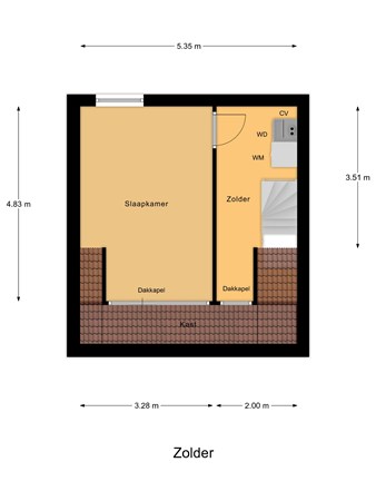 Floorplan - Leeuweriklaan 3, 2289 EE Rijswijk