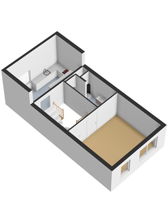 Floorplan - Norgstraat 17, 2545 TT Den Haag