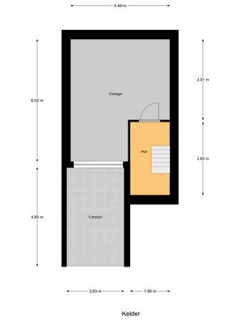 Floorplan - Norgstraat 17, 2545 TT Den Haag