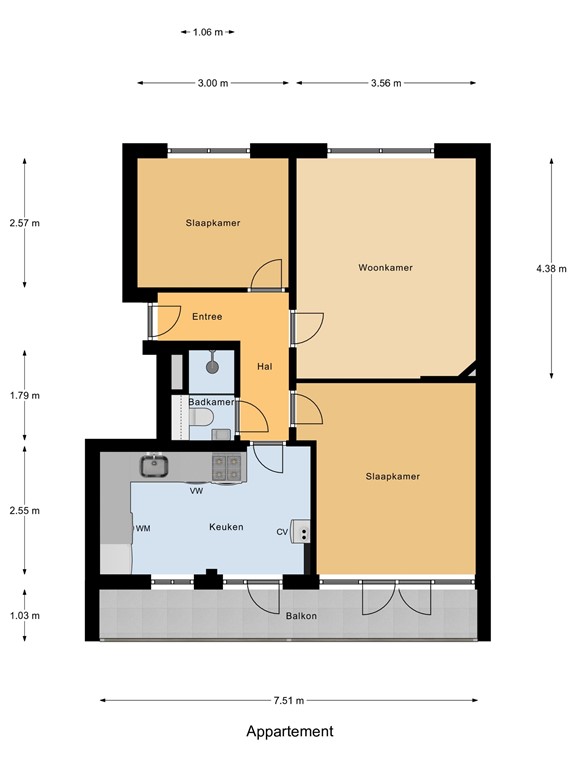 mediumsize floorplan