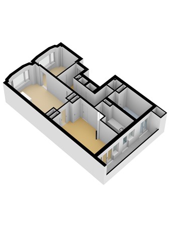 Floorplan - van Faukenbergeplein 15, 2274 SE Voorburg