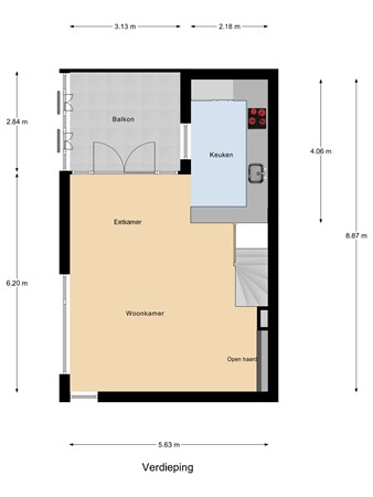 Floorplan - Grietje van Burenhof 4, 2524 JE Den Haag