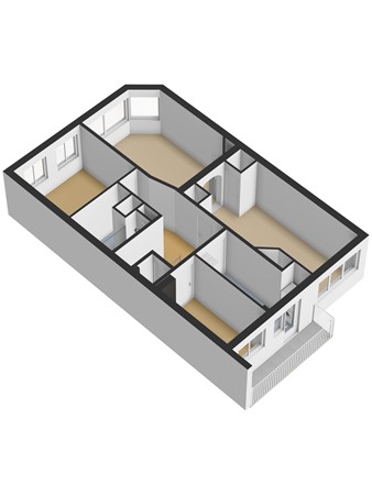 Floorplan - Harderwijkstraat 7, 2573 ZA Den Haag