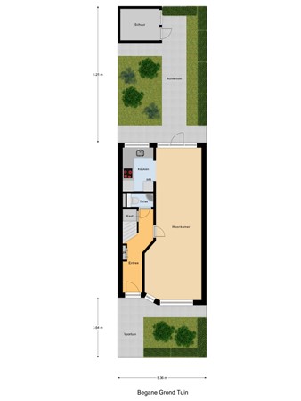 Floorplan - Hugo Verrieststraat 36, 2524 CE Den Haag