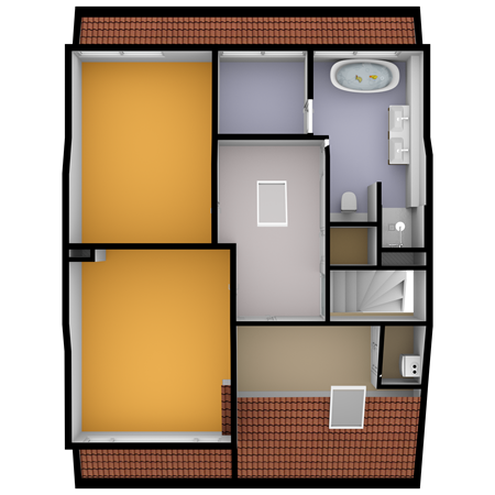 Floorplan - Zwolsestraat 219, 2587 VC Den Haag