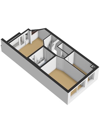 Floorplan - Hoekwaterstraat 52, 2274 PZ Voorburg