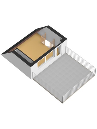 Floorplan - Hoekwaterstraat 52, 2274 PZ Voorburg