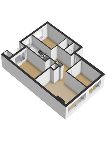 Floorplan - Hengelolaan 921, 2544 GE Den Haag