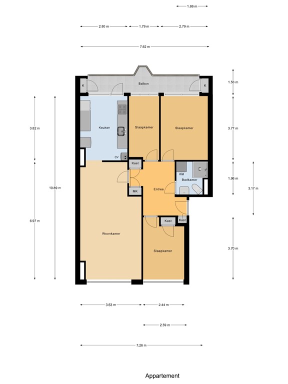 mediumsize floorplan