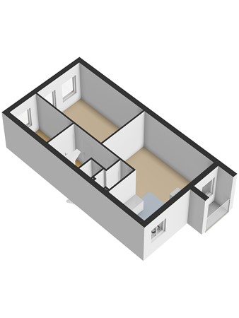 Floorplan - Vinkensteynstraat 69, 2562 TM Den Haag