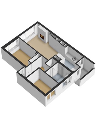 Floorplan - Steenwijklaan 192, 2541 RR Den Haag