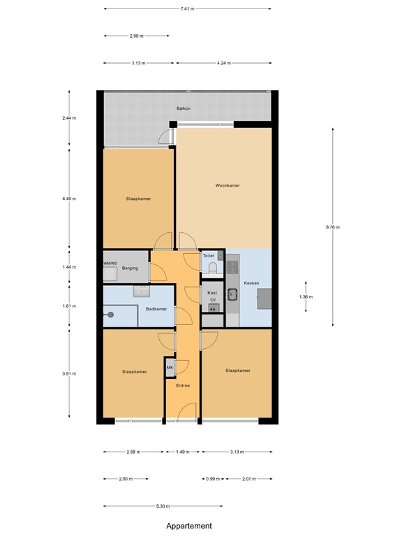 mediumsize floorplan
