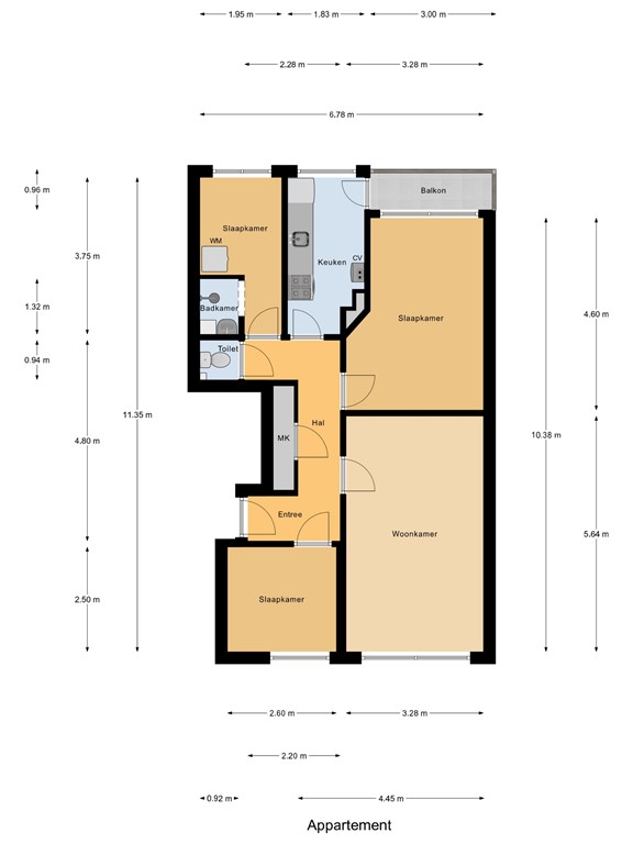 mediumsize floorplan
