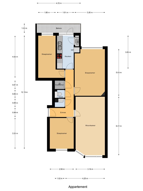 mediumsize floorplan